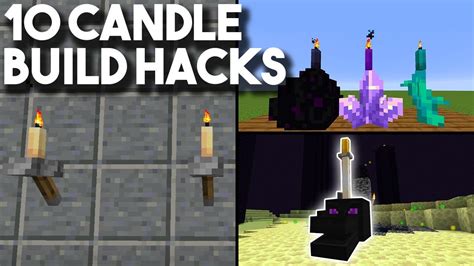 MINECRAFT CANDLE BUILD HACKS FOR 1.18 CAVES AND CLIFFS UPDATE (Tips & Tricks) in 2022 ...