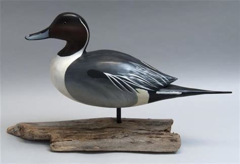 Lot - PINTAIL DRAKE FIELD DECOY By Bill Goenne of California. Glass eyes.