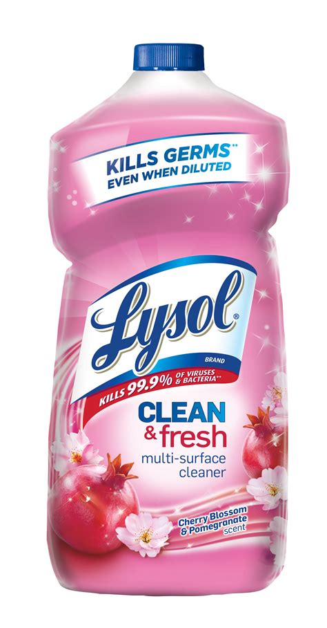 Shop Lysol Clean & Fresh Multi-Surface Cleaner, Cherry Blossom, 28oz ...