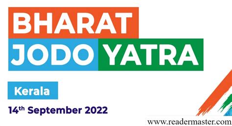 Bharat Jodo Yatra Schedule, Date, Time-table, Route Map Today & official website - ReaderMaster