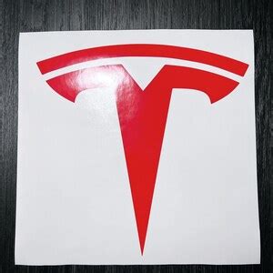 Tesla Emblem Logo Decal Vinyl Decal Sticker High Quality Model S/3/X/Y Elon Musk - Etsy