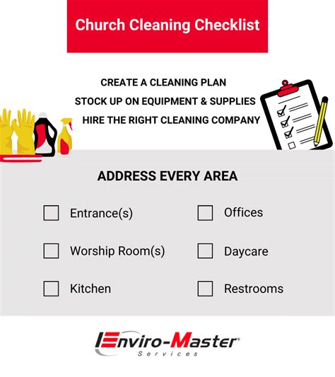 Church Cleaning Checklist: A Guide to Cleaning a Church