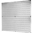 Amazon.com: Wall Control Pegboard Rack Garage Storage Galvanized Steel ...