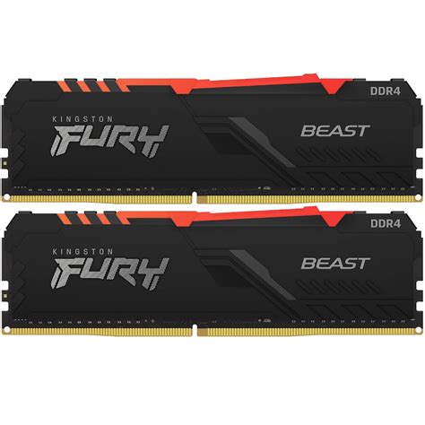 Buy the Kingston FURY Beast RGB 32GB RAM (2 x 16GB) DDR4-3200MHz CL16 ...