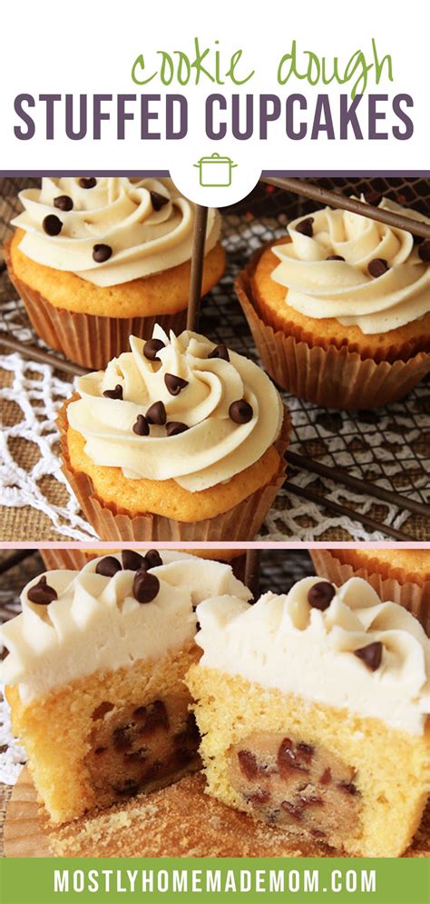 Cookie Dough Cupcakes | Recipe | Chocolate chip cookie dough bites, Chocolate chip cupcakes ...