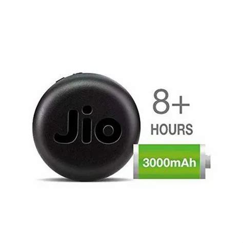 Black 4G Jiofi Hotspot Device, Model Name/Number: JMR1040, 150MBPS at ...