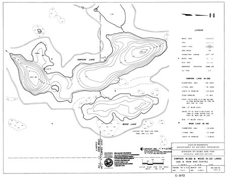 Lake depth maps: Minnesota DNR