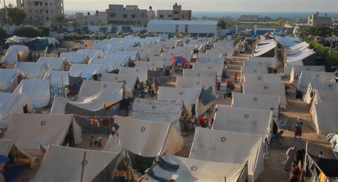 Gaza Refugee Camps Grow as People Flee Israeli Bombardments