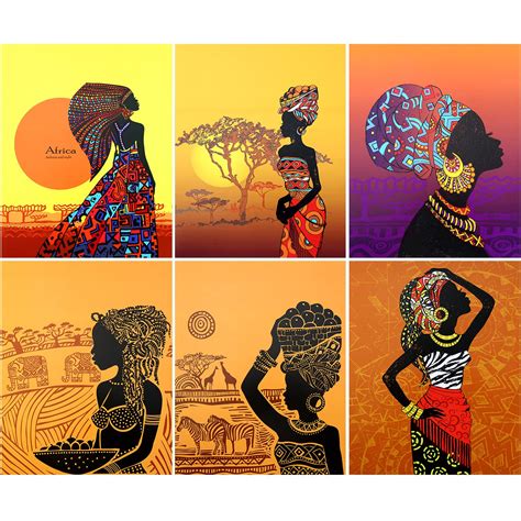 African Art Paintings Women