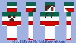 Mexico Flag Hoodie Minecraft Skin