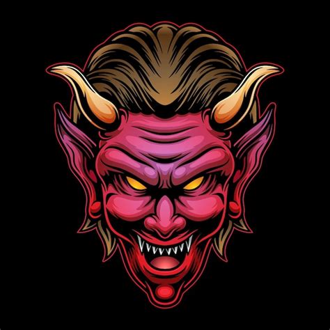 Premium Vector | Dracula face is scary mascot illustration