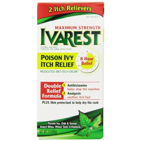 2 Pack - Ivarest Anti-Itch Cream, Maximum Strength, Medicated, 2 Oz ...