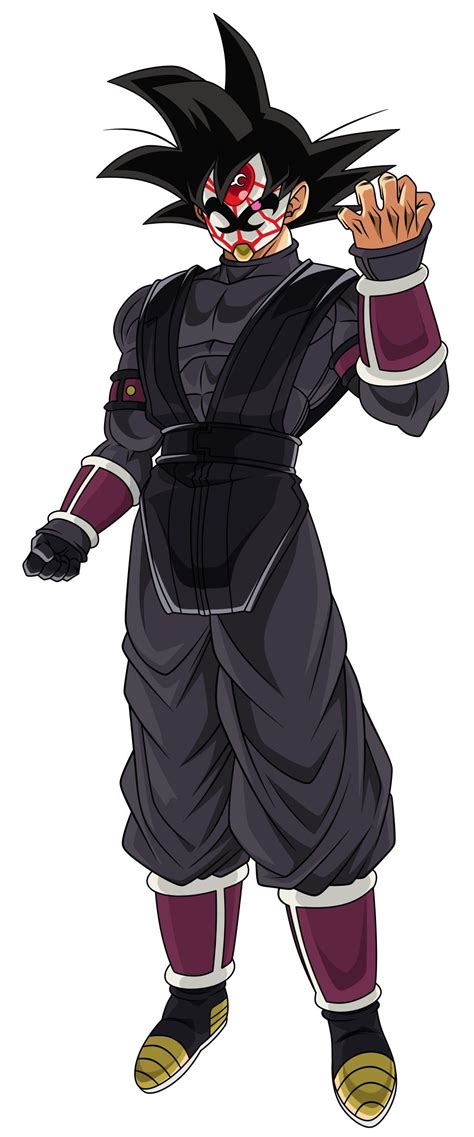 Goku Black Saiyajin enmascarado carmesí/Crimson Masked Saiyan in 2021 | Anime dragon ball, Goku ...