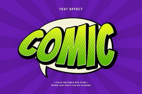 Comix text effect Vectors & Illustrations for Free Download | Freepik