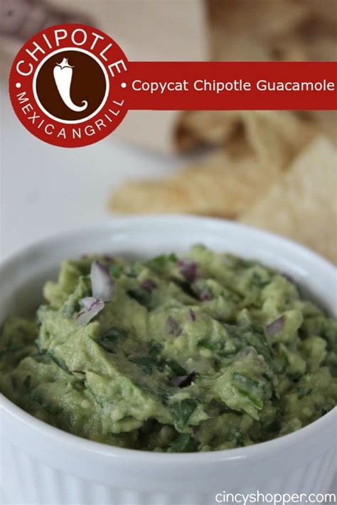 Copycat Chipotle Guacamole - CincyShopper