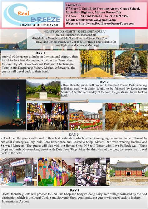 South Korea Tours | International tours from Davao, Philippines | Cheap ...