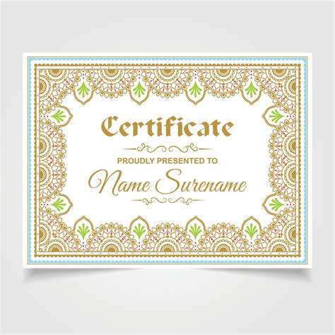 Certificate or diploma design 20820913 Vector Art at Vecteezy