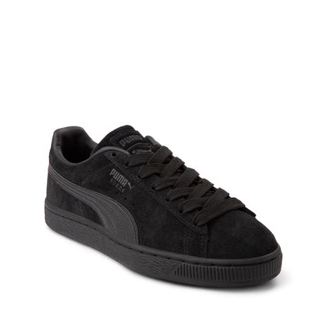 PUMA Suede Classic Athletic Shoe - Big Kid - Black Monochrome | Journeys