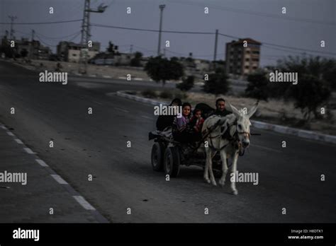 Khan Yunis, Gaza Strip, Occupied Palestinian Territory. 11th Nov, 2016. A Palestinian family ...