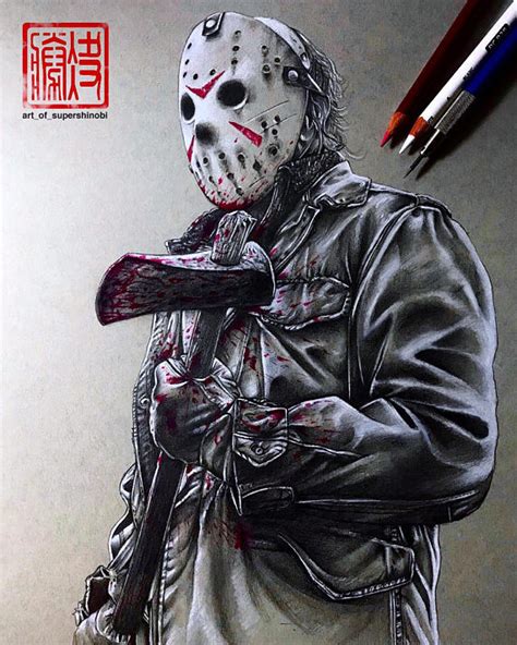 Jason Voorhees Drawing at GetDrawings | Free download