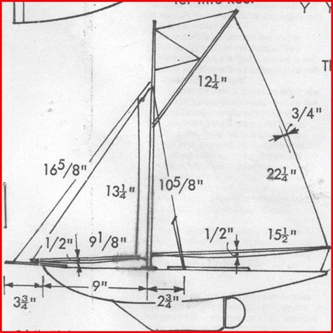 Sail Plan for 'Jenny' a 'Model Boats' free plan #boatbuildingkits | Plywood boat plans, Boat ...