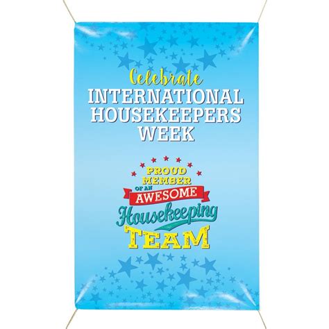 International Housekeepers Week Vinyl Banner | Positive Promotions