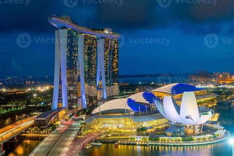 Singapore downtown skyline 4442497 Stock Photo at Vecteezy