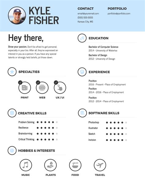 20+ Infographic Resume Examples, Templates & Design Tips