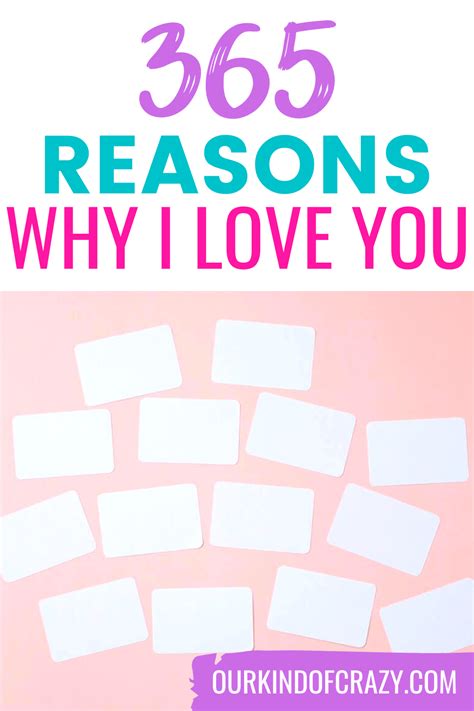 365 Reasons Why I Love You: You Can Steal This List!