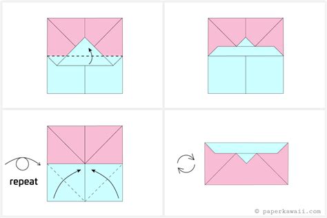 Origami Envelope Wallet Photo Tutorial - Paper Kawaii