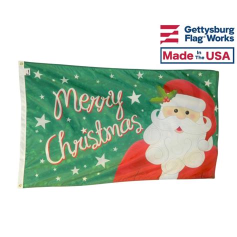 Merry Christmas Santa Flag - 3x5 - Holiday & Celebration Flags - Flags