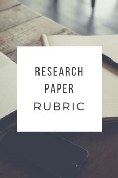 Research Paper Rubric (College-level) by TheWritingProf | TpT