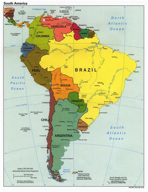 SOUTH AMERICA CONTINENT MAP - MAPS SHARING - Share your map - All maps ...