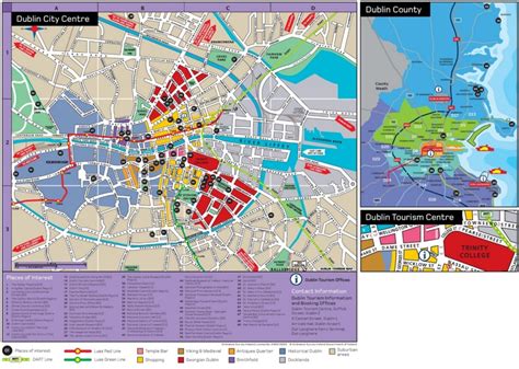 Dublin sightseeing map - Ontheworldmap.com