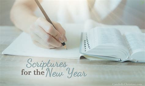 8 Scriptures for the New Year - Candidly Christian