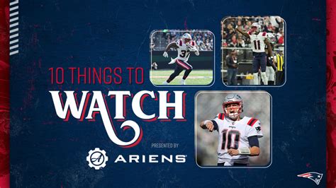 10 to Watch: Patriots look to punch postseason ticket in Buffalo