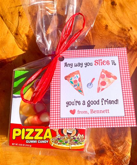 Pizza Personalized Gift Enclosure Card Digital and Printed | Etsy