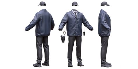 Male FBI Outfit - Blender Market