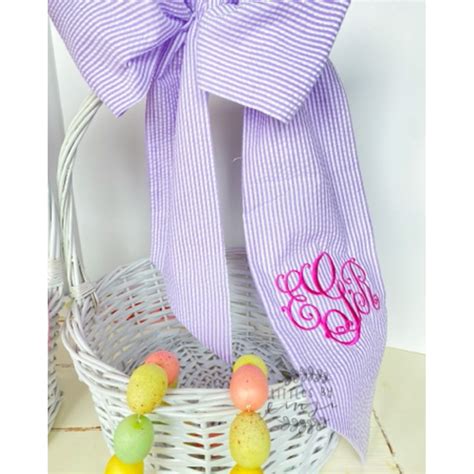 Handmade Easter Basket, Girls Easter Basket, Easter Basket Items, Easter Girl, Monogram Styles ...