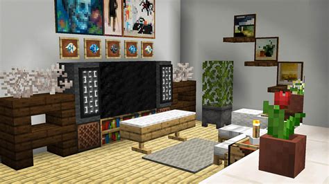 A Bright Living Room : Minecraft