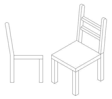 Chair design cad drawing is given in this cad file. Download this 2d cad file now. - Cadbull