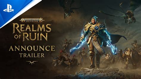 Warhammer Age of Sigmar: Realms of Ruin - Announce Trailer | PS5 Games - YouTube