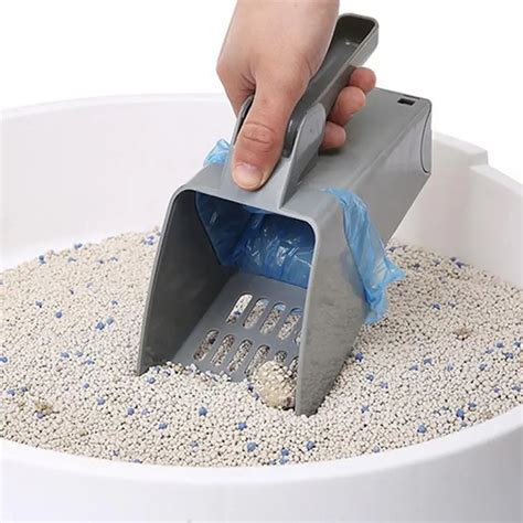 Neater Litter Genie Scooper Cat Litter Sifter Scoop System Kitty Litter Scooper With Extra Waste ...