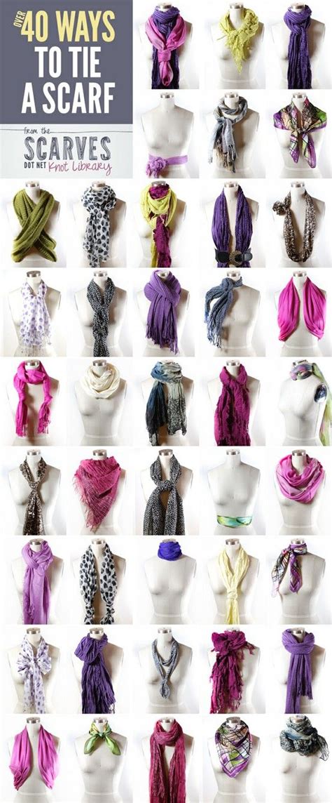 40 Ways To Tie A Scarf