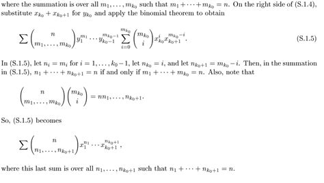 Proof of multinomial theorem. - Mathematics Stack Exchange