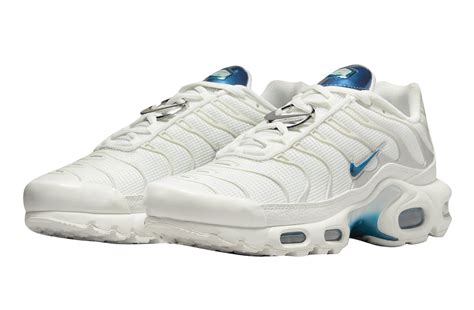 Nike WMNS Air Max Plus White Metallic Blue DR7853-100 - KicksOnFire.com