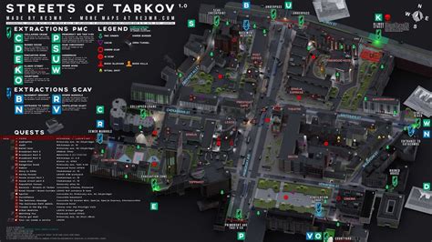 Tarkov: Guide to Streets of Tarkov Map 2023 - Exits, Loot & Keys