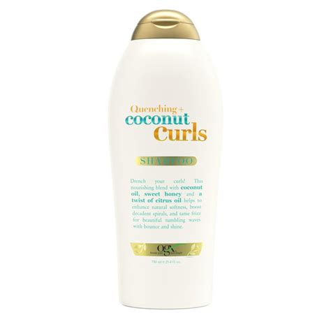 OGX Quenching + Coconut Curls, Moisturizing Shampoo for Curly Hair ...