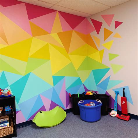 Colorful Triangle Wall Decor