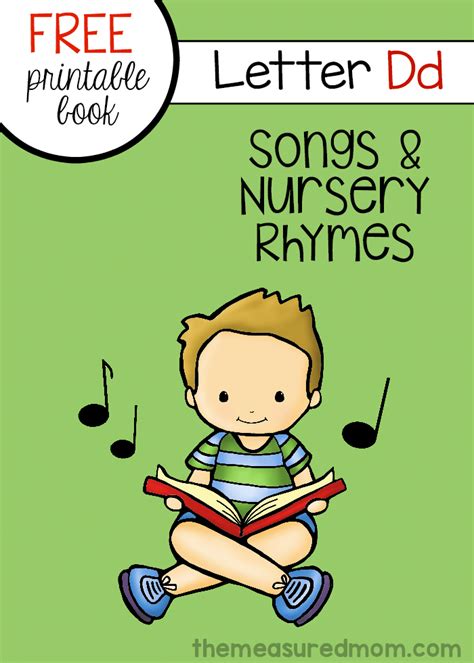 Printable songs and nursery rhymes for kids - Little Letter "D" Book ...